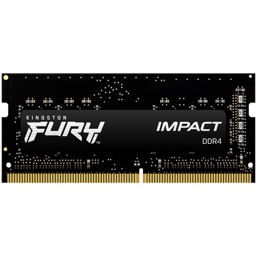 Оперативная память 8Gb DDR4 3200MHz Kingston Fury Impact SO-DIMM (KF432S20IB/8)