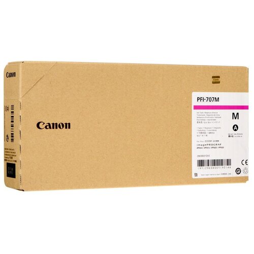 Картридж струйный Canon PFI-707 M 9823B001 пурпурный (700мл) для Canon iPF830/iPF840/iPF850