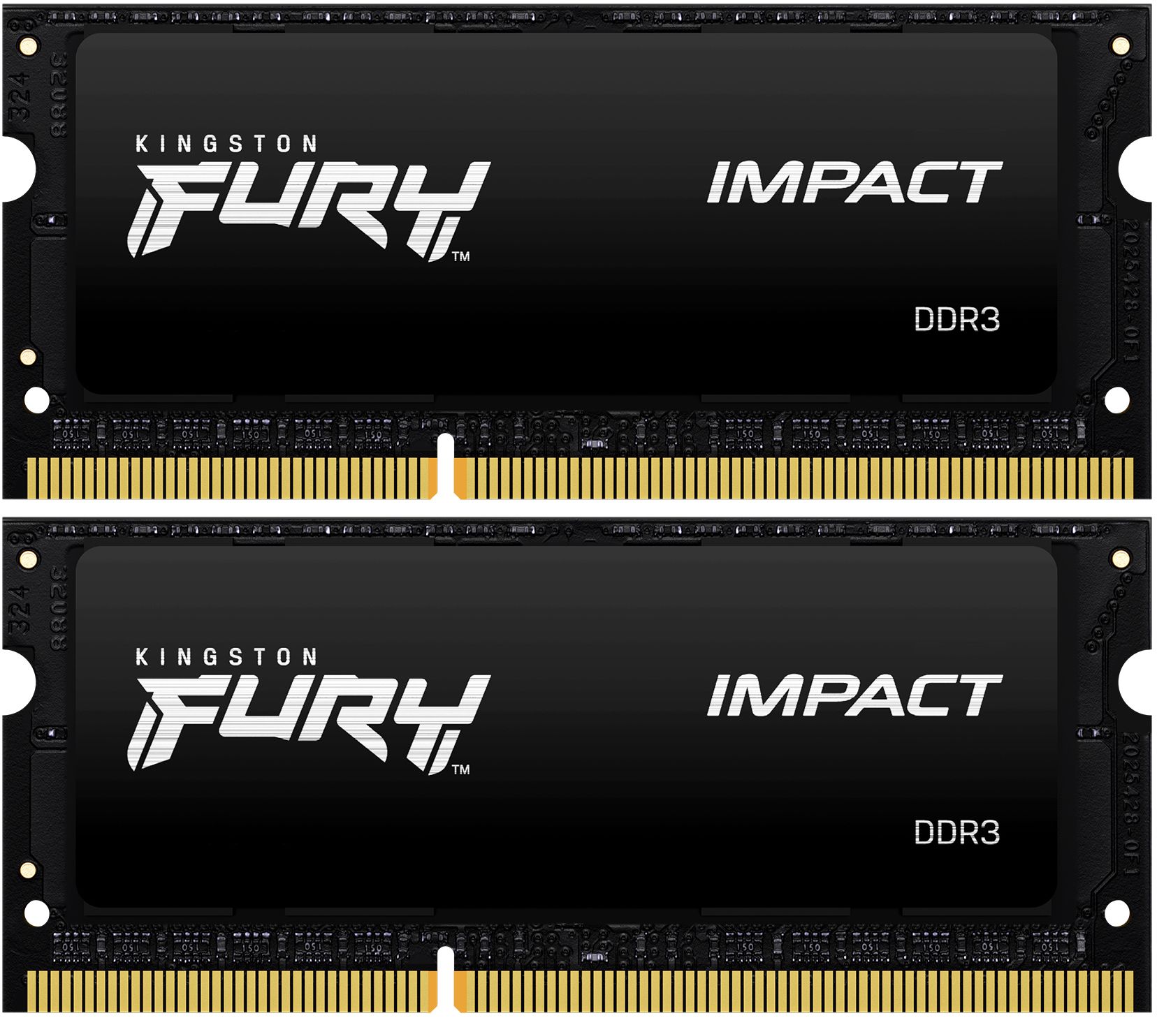 Оперативная память 16Gb DDR-III 1600MHz Kingston Fury Impact SO-DIMM (KF316LS9IBK2/16) (2x8Gb KIT)