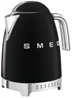 Чайник электрический с регулируемой температурой SMEG KLF04BLEU, черный
