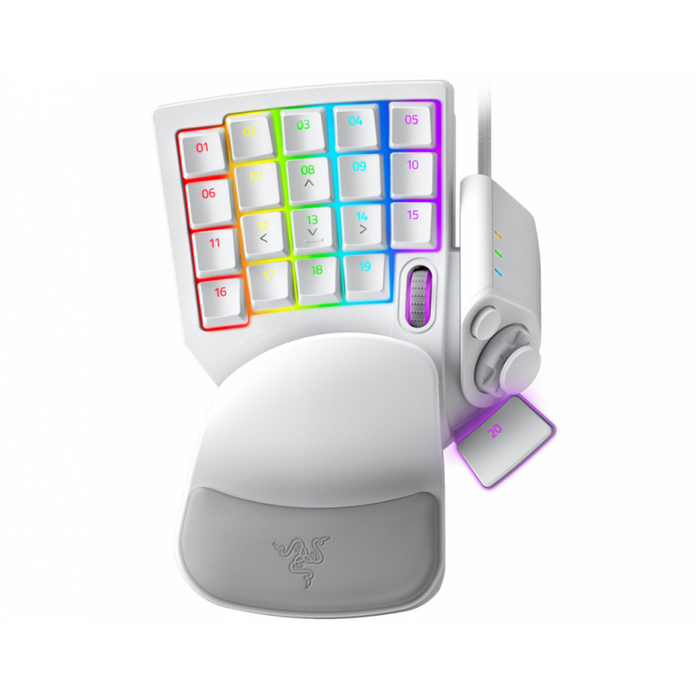 Игровая клавиатура Razer Tartarus Pro Mercury White White (RZ07-03110200-R3M1)