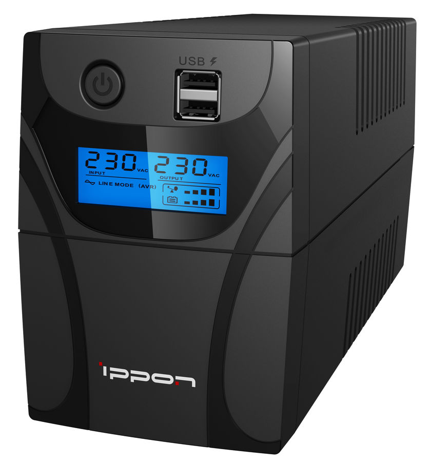 ИБП Ippon Back Power Pro II 600 black (1030300)