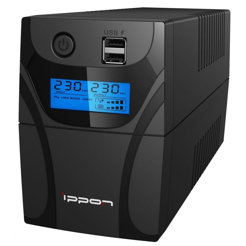ИБП Ippon Back Power Pro II 600 black (1030300)