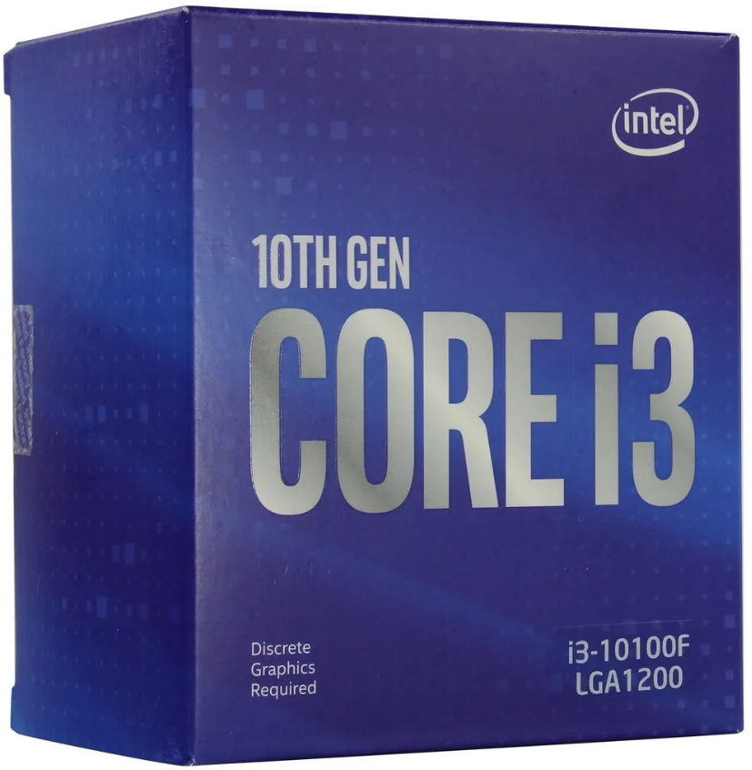 Процессор Intel Socket 1200 Core i3-10100F (3.6GHz/6Mb) Box