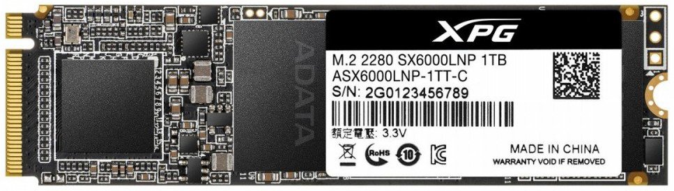 Твердотельный накопитель ADATA 1024 GB (XPG SX6000 Lite 1TB) ASX6000LNP-1TT-C