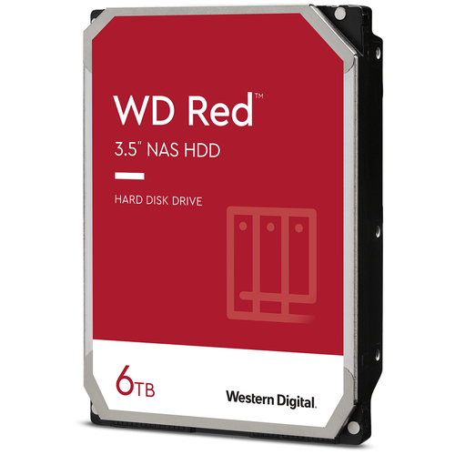 Жесткий диск SATA 6TB 6GB/S 256MB RED WD60EFAX WDC