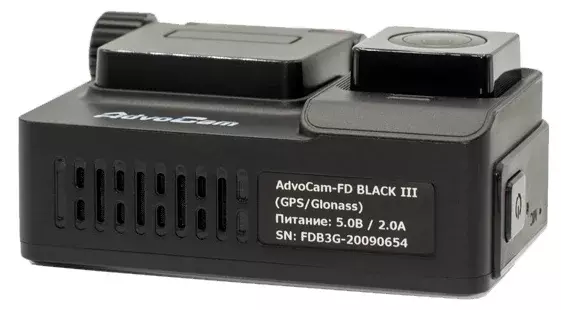 Видеорегистратор AdvoCam FD Black III GPS/GLONASS черный 1080x1920 1080p 155гр. GPS NT96672