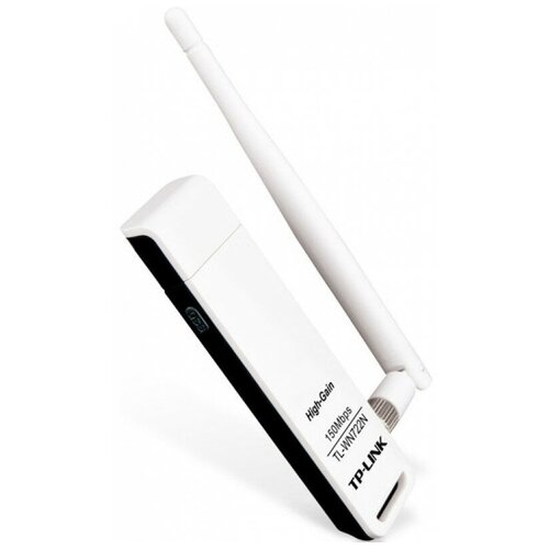 Wi-Fi адаптер TP-LINK TL-WN722N, белый