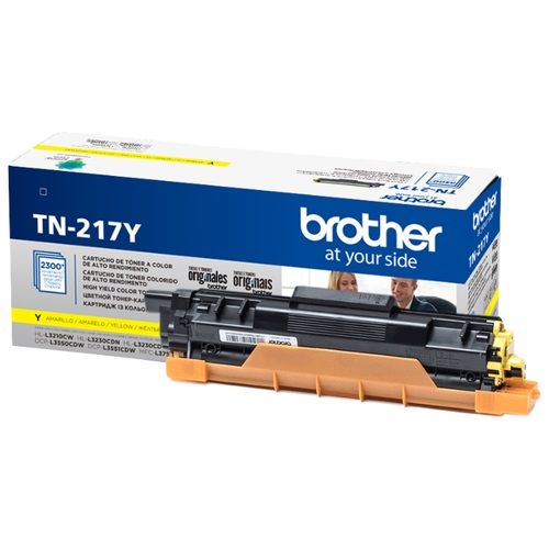 Картридж лазерный Brother TN217Y желтый (2300стр.) для Brother HL3230/DCP3550/MFC3770