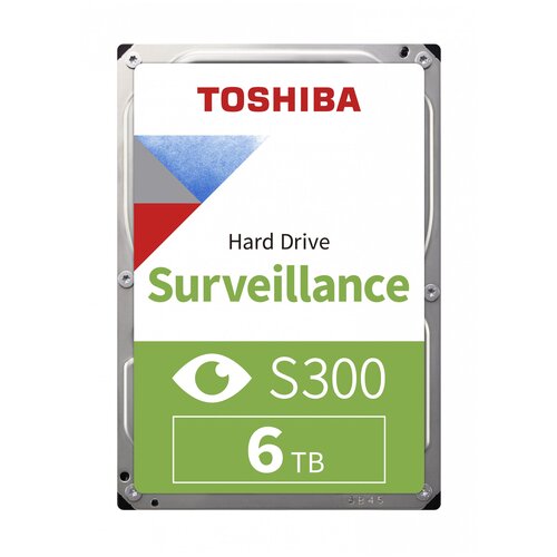 Жесткий диск Toshiba SATA-III 6Tb HDWT860UZSVA Surveillance S300 (5400rpm) 256Mb 3.5"