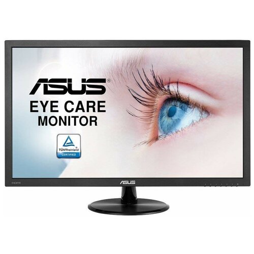 Монитор ASUS VP247HAE 23.6" WLED VA monitor, 16:9, 1920x1080, 5ms(GTG), 250 cd/m2, 100M :1 (3000:1), 178°(H), 178°(V), D-Sub, HDMI, Kensington lock, Flicker free, VESA 100x100 mm, black