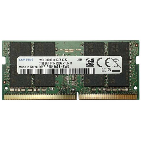 Оперативная память Samsung 32GB DDR4 3200MHz SODIMM 260pin M471A4G43AB1-CWE