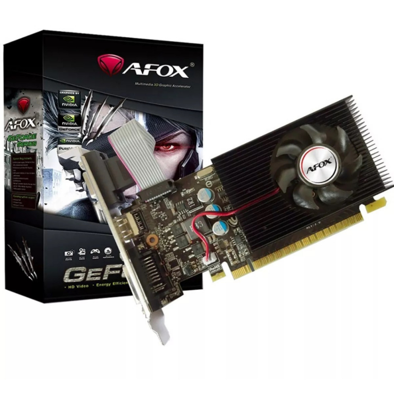 Видеокарта Afox GT740 LP Single fan 4GB GDDR3 128bit VGA DVI HDMI