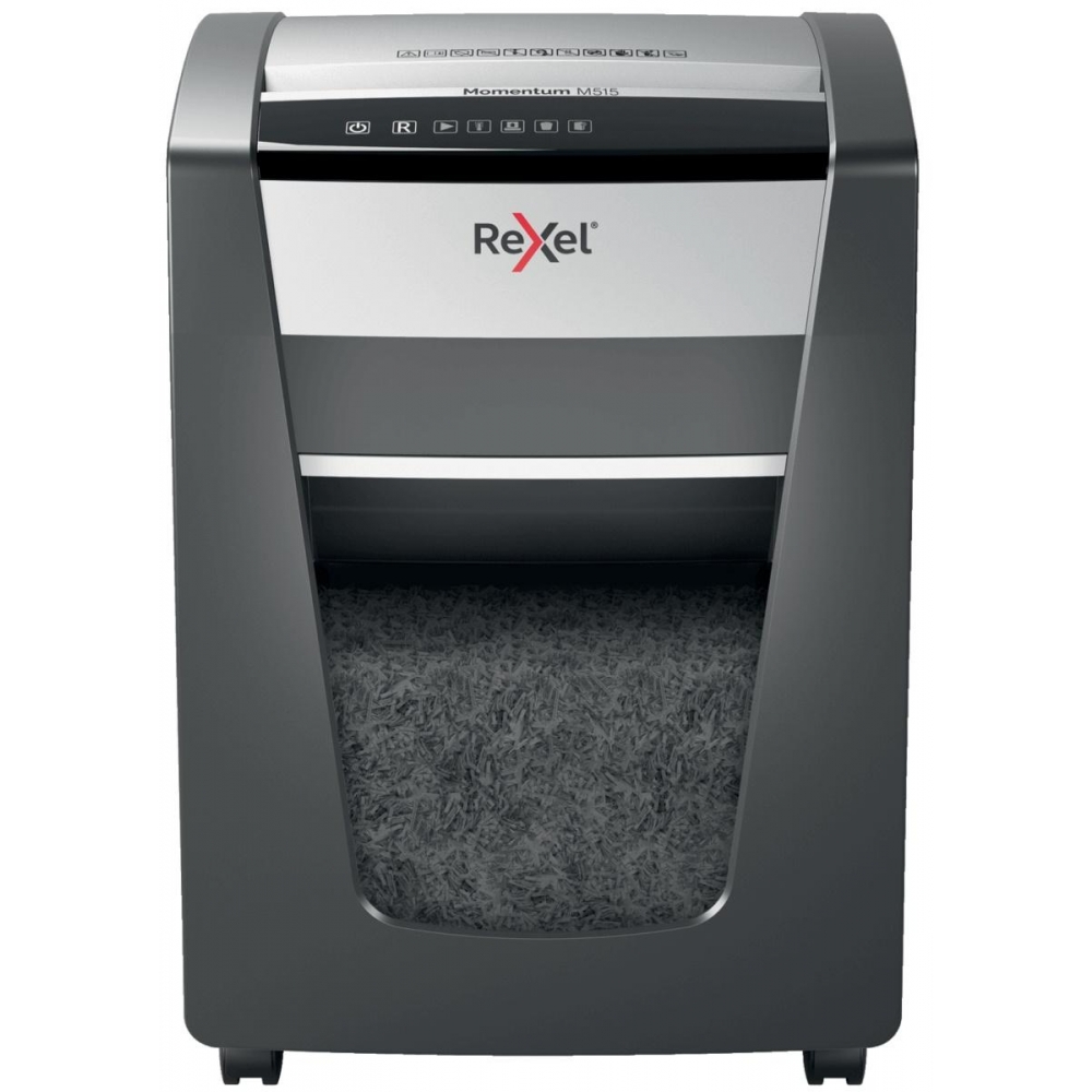 Шредер Rexel Momentum M515 EU (секр.P-5) фрагменты 15лист. 30лтр. скрепки скобы