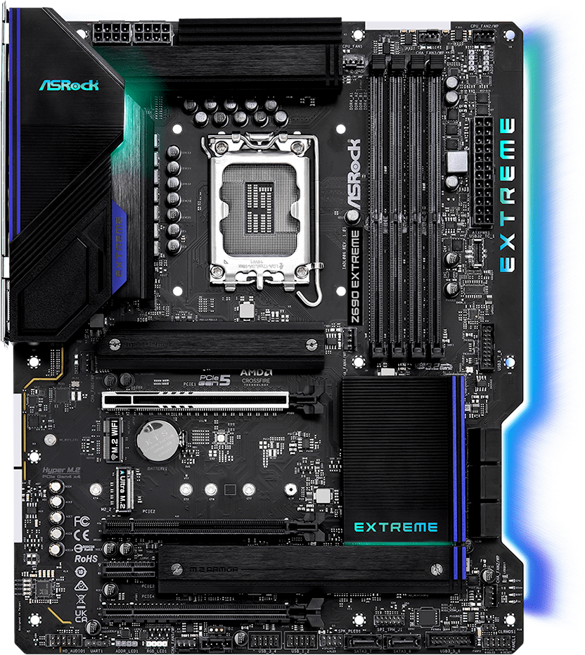 Материнская плата Z690 S1700 ATX Z690 EXTREME ASROCK