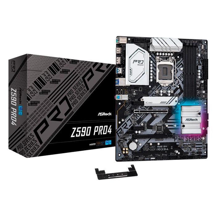 Материнская плата Z590 S1200 ATX Z590 PRO4 ASROCK