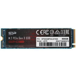 Накопитель SSD Silicon Power PCI-E x4 500Gb SP500GBP34UD7005 M-Series UD70 M.2 2280