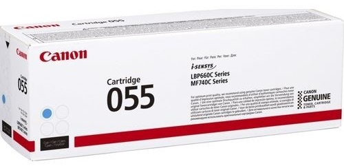 Картридж лазерный Canon 055 C 3015C002 голубой (2100стр.)