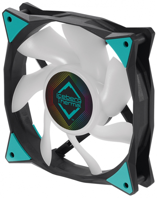 Вентилятор для корпуса Iceberg Thermal IceGALE ARGB 120mm BLACK 500 - 2200 RPM
