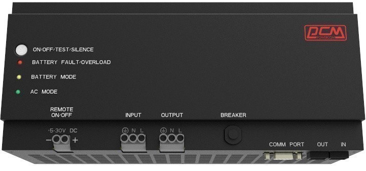 Источник бесперебойного питания Powercom DRU-500 300Вт 500ВА черный