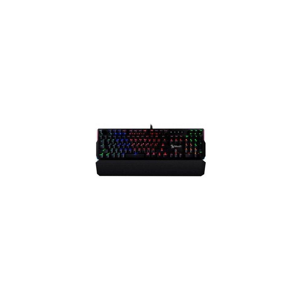Клавиатура A4Tech Bloody B885N механическая черный USB for gamer LED (подставка для запястий)