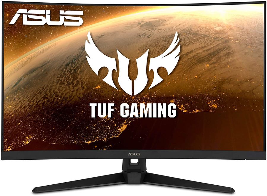 Монитор ASUS TUF Gaming VG328H1B 31.5" VA Curved moniror (1500R), FHD (1920x1080), 165Hz, 250 cd/㎡, 3000:1, 1ms, 178°(H)/178°(V), Speakers, HDMI, D-Sub, FreeSync Premium, ELMB, Adaptive-Sync, VESA 100x100mm