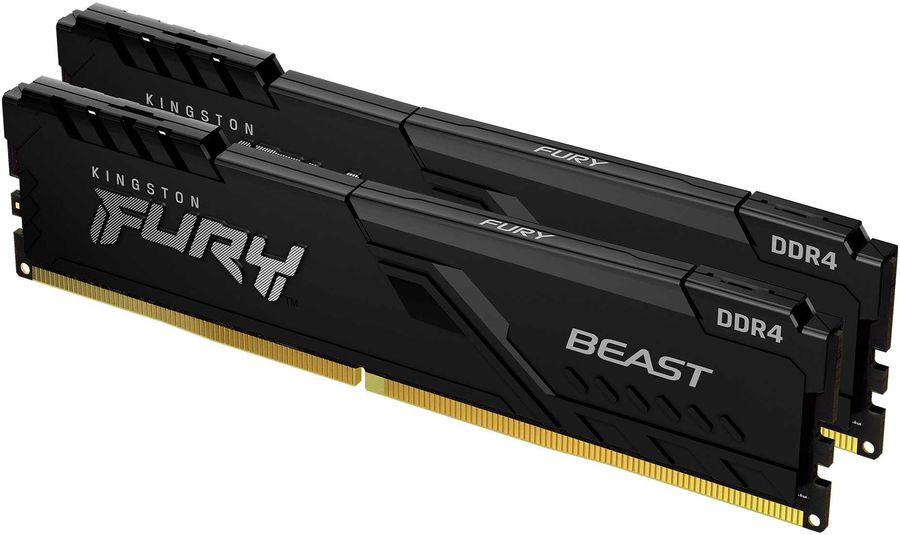 Оперативная память 16Gb DDR4 2666MHz Kingston Fury Beast (KF426C16BBK2/16) (2x8Gb KIT)