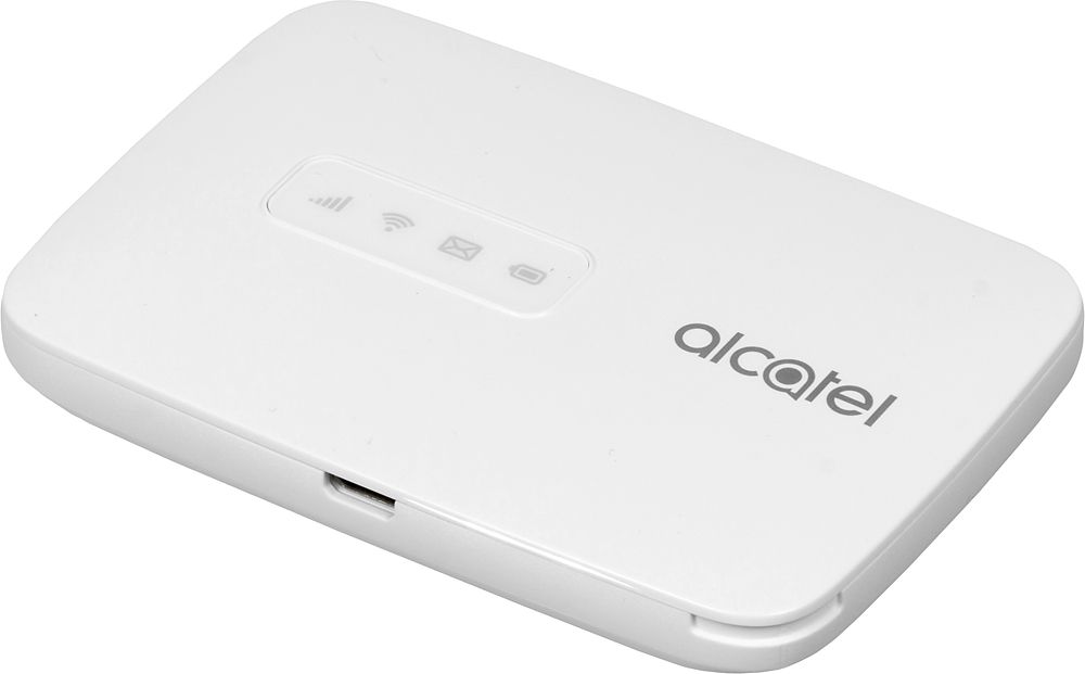 Модем 2G/3G/4G Alcatel Link Zone USB Wi-Fi Firewall +Router внешний белыйMW40V-2BALRU1