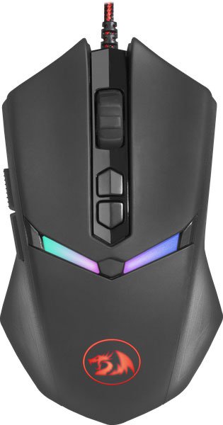 Redragon Nemeanlion 2 чёрная игровая мышь (USB, 7 кнопок, 7200 Dpi, RGB подсветка)