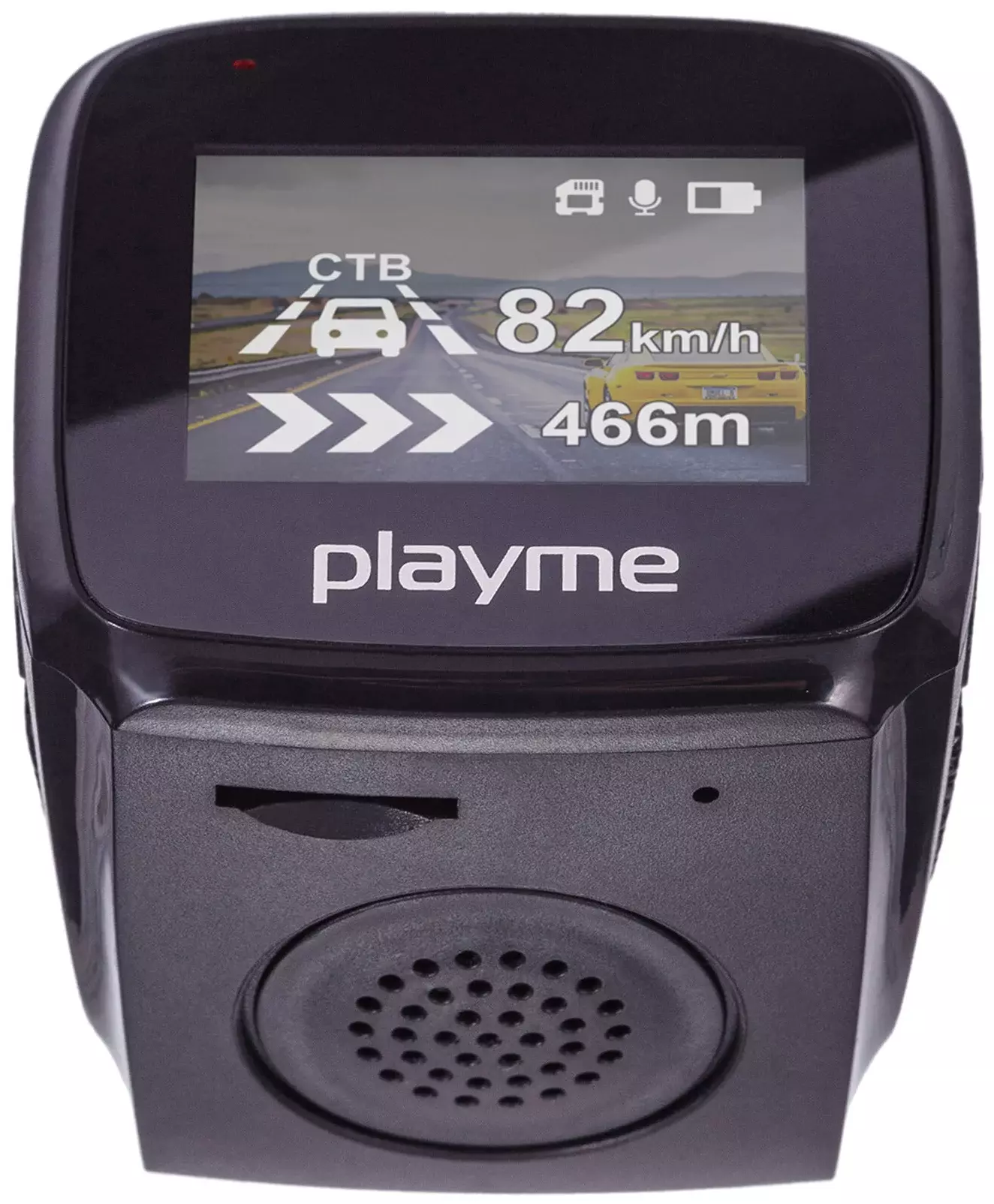 Видеорегистратор Playme Kvant черный 2Mpix 1080x1920 1080p 140гр. GPS MSC8336