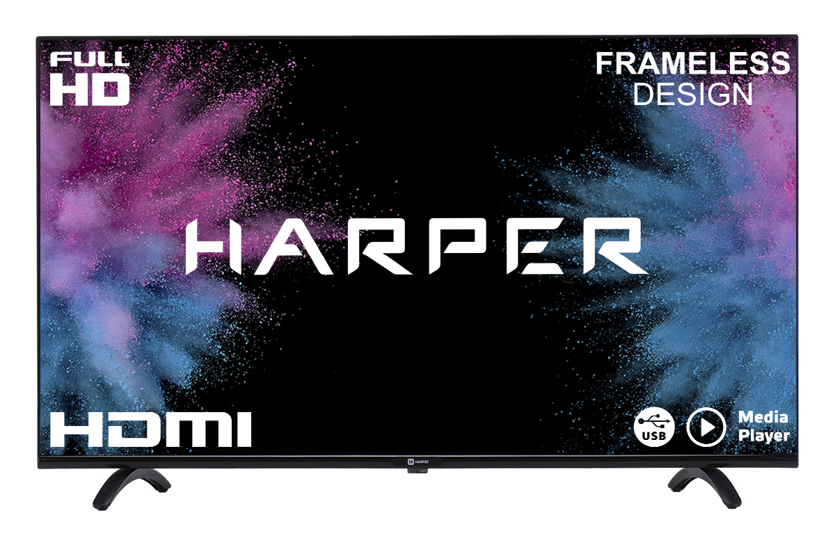 Телевизор HARPER 40F720T (1920 x 1080, HDMI, USB, DVB-T2)