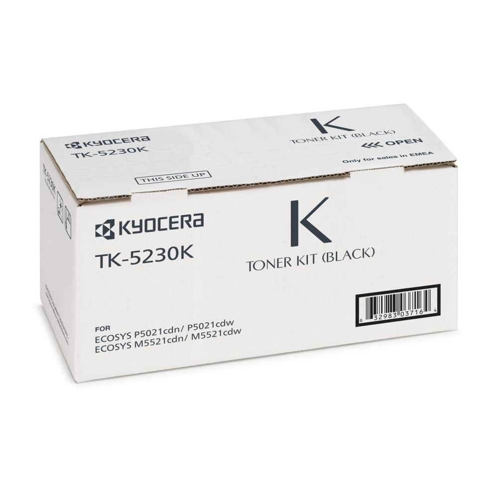 Картридж лазерный Kyocera TK-5230K 1T02R90NL0 черный (2600стр.)