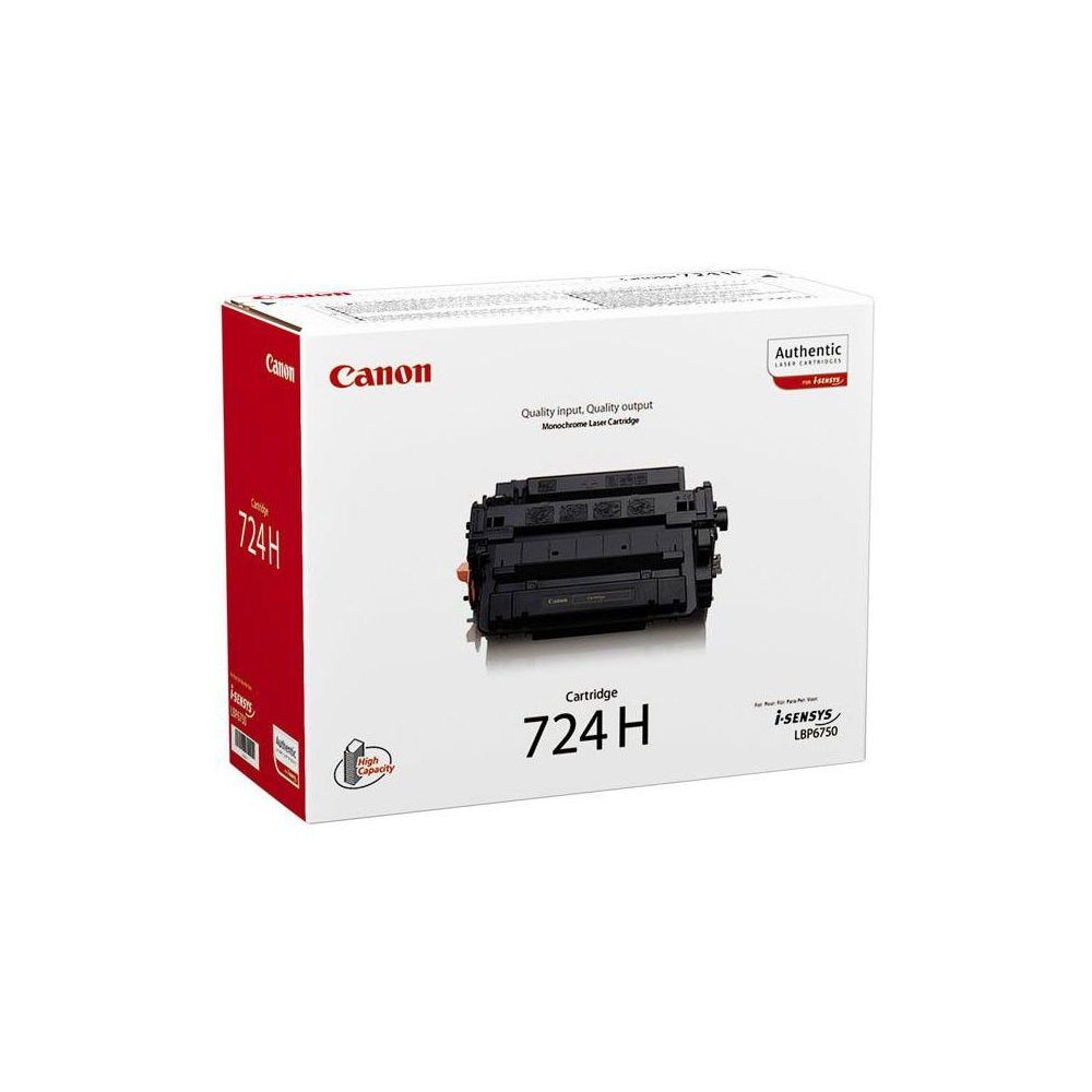 Картридж лазерный Canon 724H 3482B002 черный (12500стр.) для Canon LBP-6750Dn