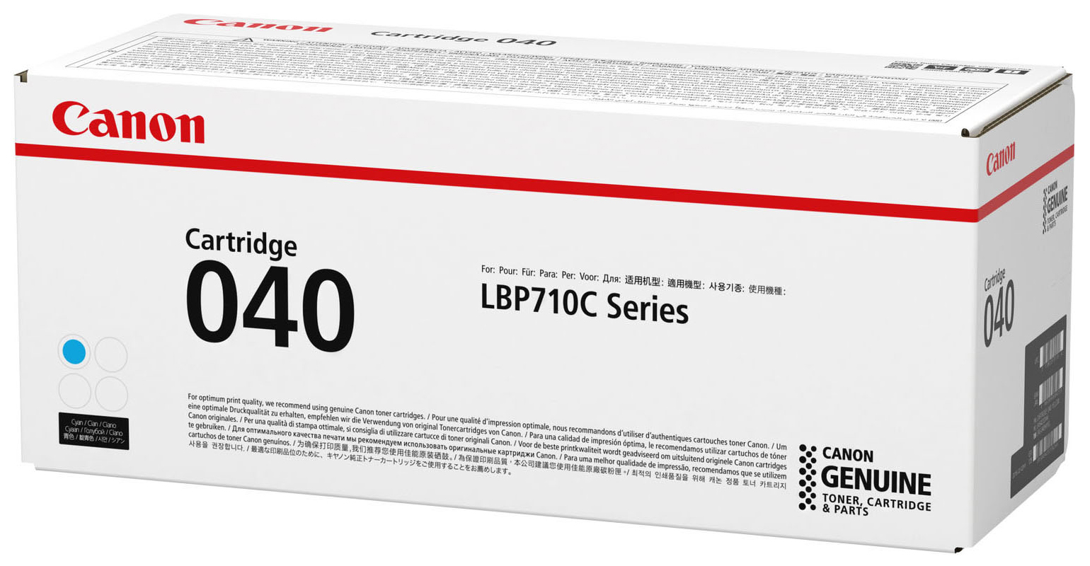 Картридж лазерный Canon 040C 0458C001 голубой (5400стр.) для Canon LBP-710/712