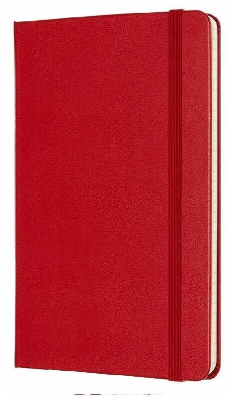 Блокнот Moleskine CLASSIC QP051F2 Medium 115x180мм 208стр. клетка твердая обложка красный