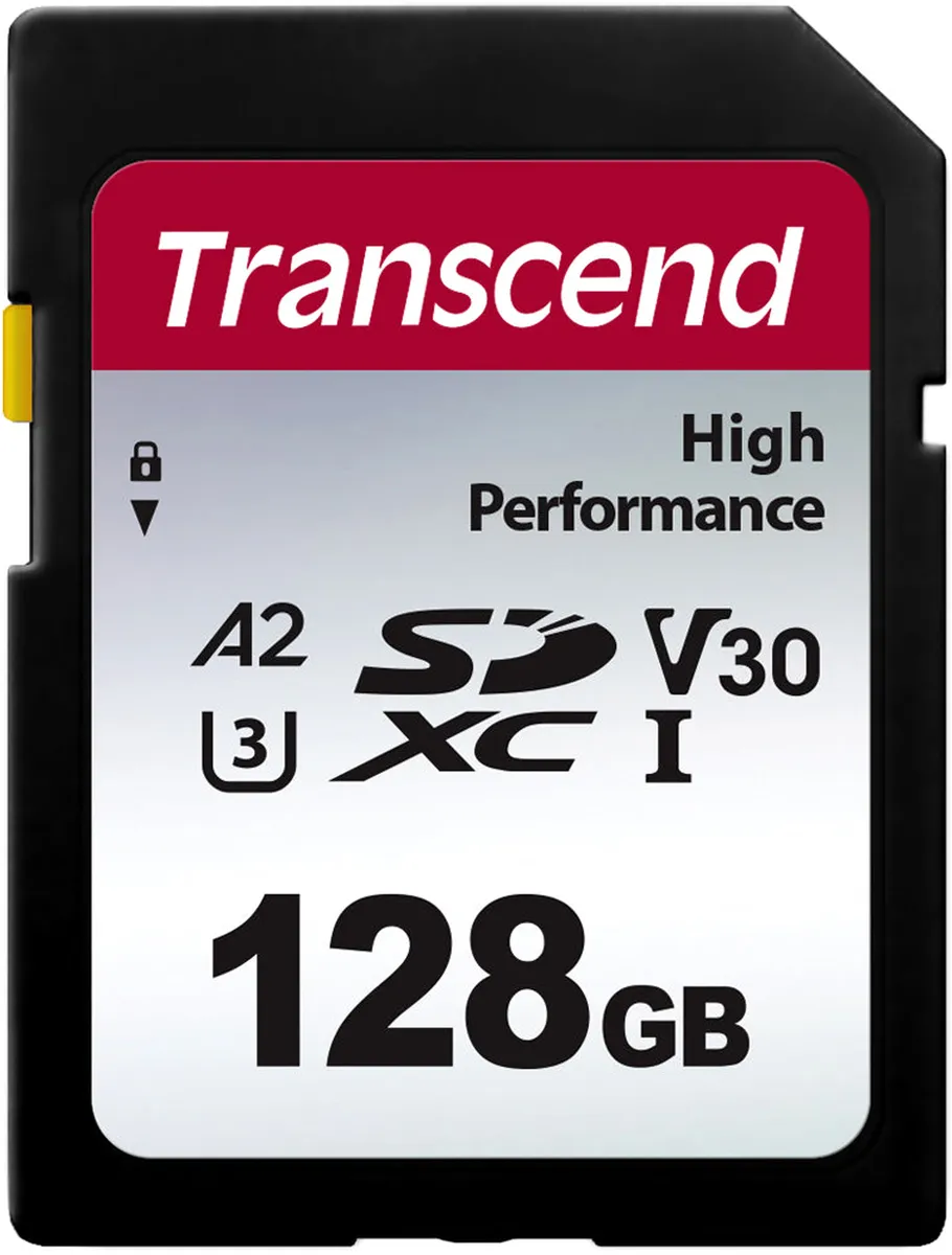 Карта памяти Transcend 128GB SD Card UHS-I U3 A2 V30
