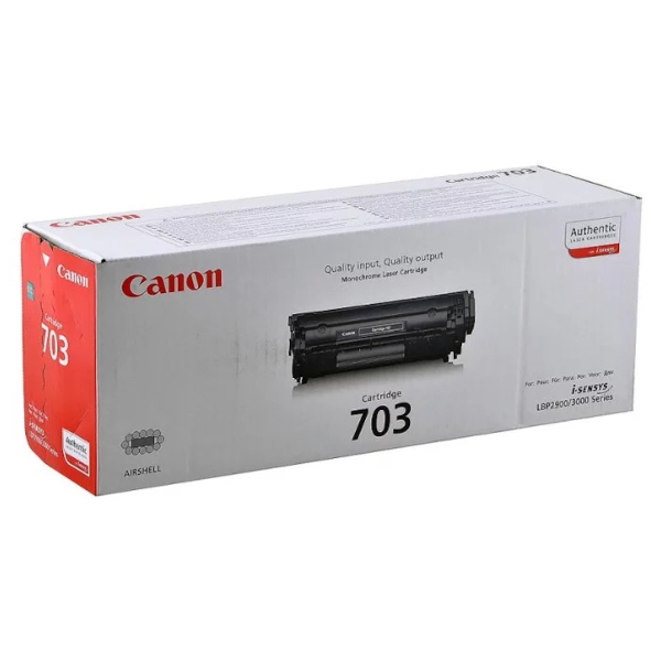 Картридж лазерный Canon 703 7616A005 черный (2000стр.) для Canon LBP-2900/3000