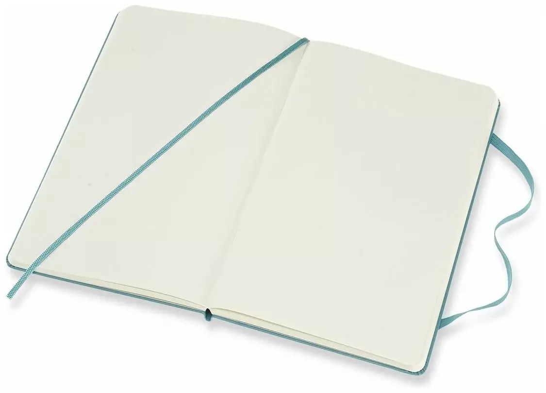 Блокнот Moleskine CLASSIC QP062B35 Large 130х210мм 240стр. нелинованный твердая обложка голубой