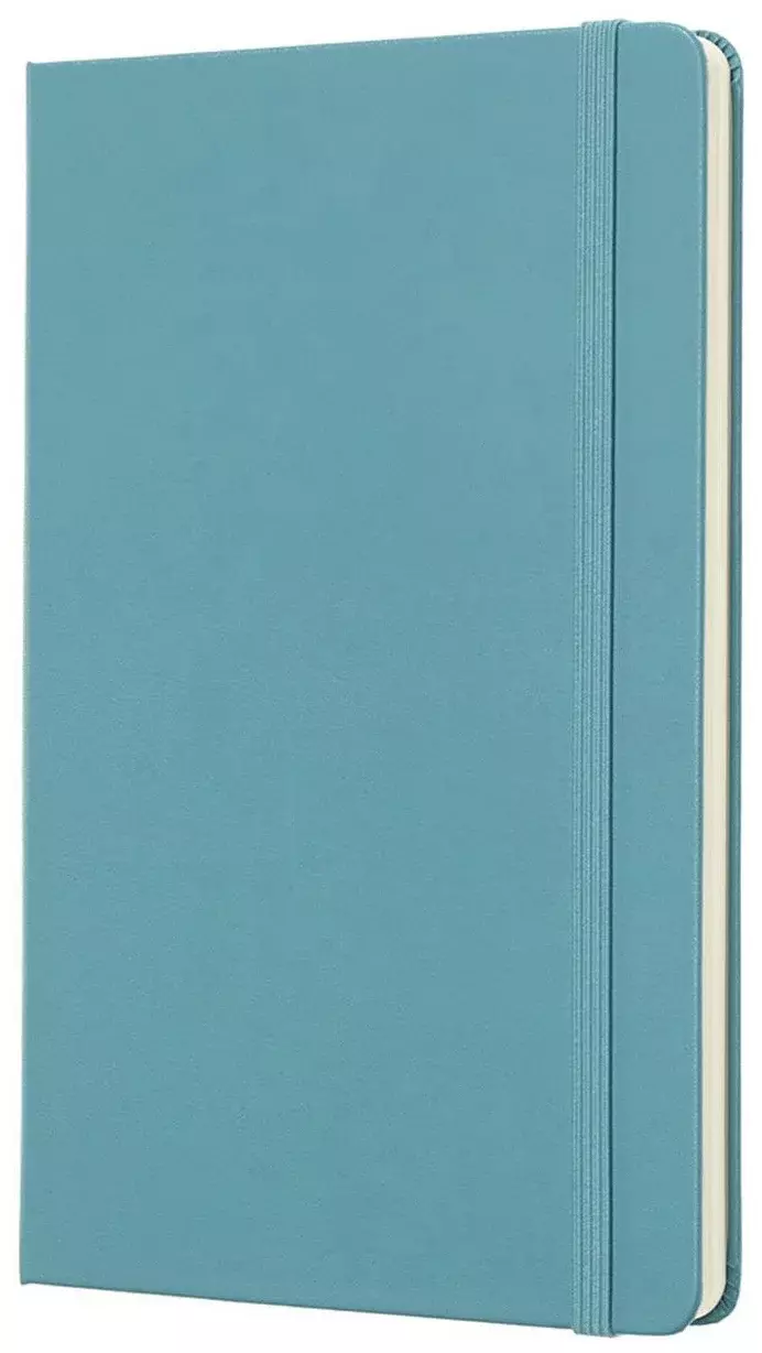 Блокнот Moleskine CLASSIC QP062B35 Large 130х210мм 240стр. нелинованный твердая обложка голубой