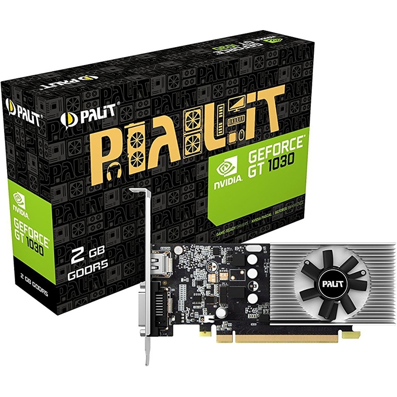 Видеокарта PCIE4 GT1030 2GB GDDR4 PA-GT1030 2G D4 PALIT