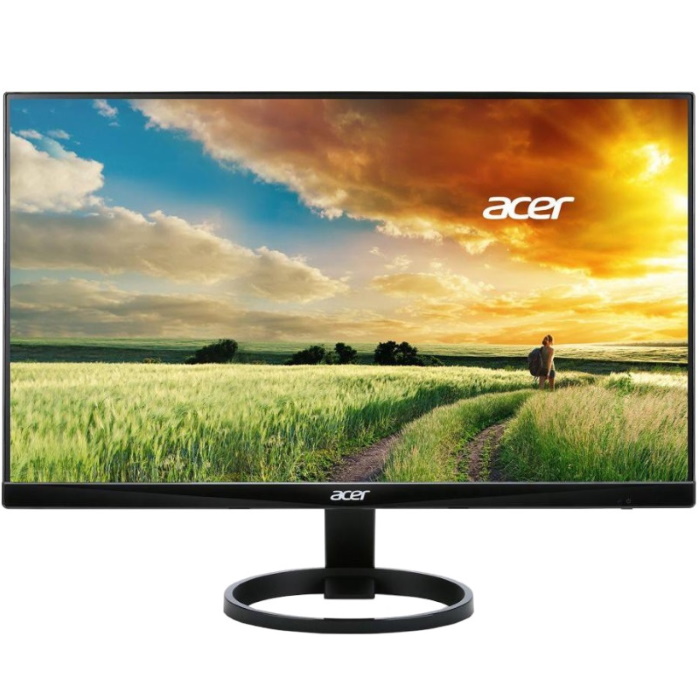 Монитор LCD Acer 23.8" R240HYBIDX {IPS 1920x1080 4ms 60Hz 178/178 1000:1 250cd 8bit(6bit+FRC) D-Sub HDMI1.4 FlickerFree} [UM.QR0EE.026]