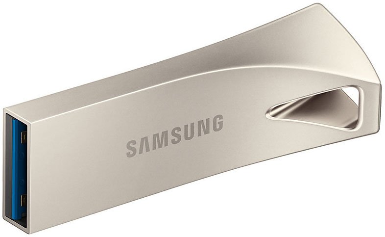 Флешка 256GB Samsung BAR Plus USB Flash MUF-256BE3/APC USB 3.1, 300, Silver, RTL