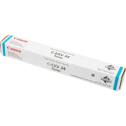Тонер Canon C-EXV34 3783B002 голубой туба для копира iR C2020/C2025/C2030/C2220/C2225/C2230