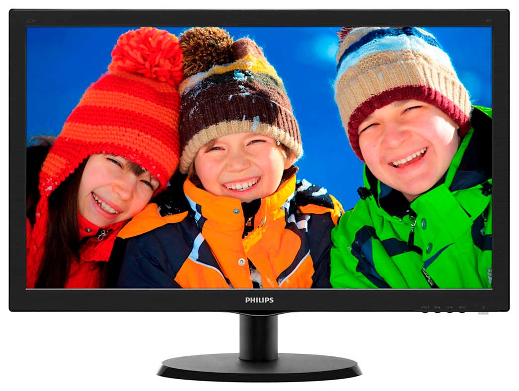 Монитор Philips 21.5" 223V5LSB2 (10/62) черный TN+film LED 16:9 матовая 10000000:1 200cd 1920x1080 D-Sub