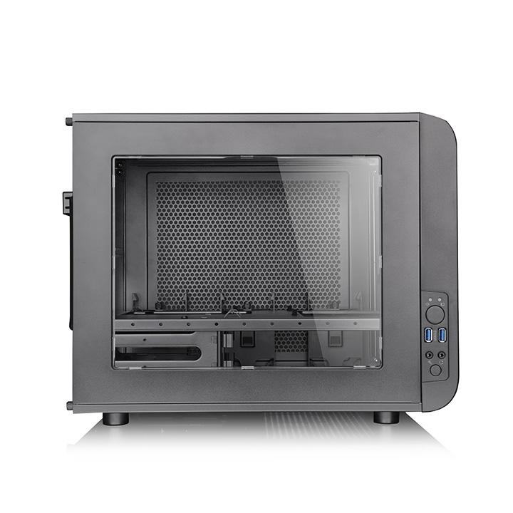 Корпус Thermaltake Core V21 черный без БП mATX 11x120mm 7x140mm 1x200mm 2xUSB3.0 audio bott PSU