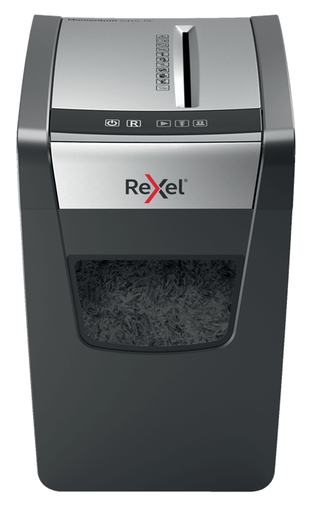 Шредер Rexel Momentum X410-SL (секр.P-4) фрагменты 10лист. 23лтр. скрепки скобы