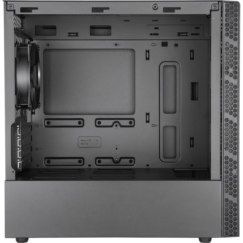 Корпус COOLER MASTER MasterBox MB400L CPU Cooler clearance: 166mm ;PSI clearance:140mm (HDD cage in backmost position), 325mm (w/o front radiator & HDD cage);GFX clearance 344mm MiniTower без Б/П MicroATX MiniITX Цвет черный MCB-B400L-KNNN-S00
