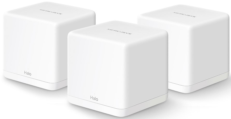 Бесшовный Mesh роутер Mercusys Halo H30G(3-pack) AC1300 10/100/1000BASE-TX белый (упак.:3шт)