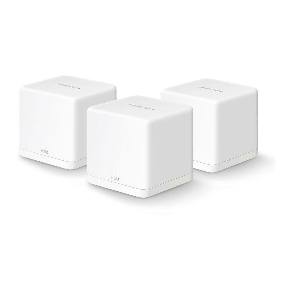 Бесшовный Mesh роутер Mercusys Halo H30G(3-pack) AC1300 10/100/1000BASE-TX белый (упак.:3шт)