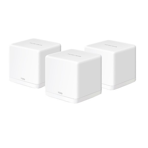Бесшовный Mesh роутер Mercusys Halo H30G(3-pack) AC1300 10/100/1000BASE-TX белый (упак.:3шт)